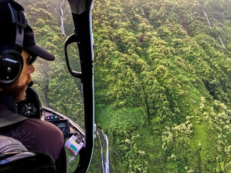 Discover Hawaii's topography from the air on a doors-off helicopter flight over Maui and Molokai.