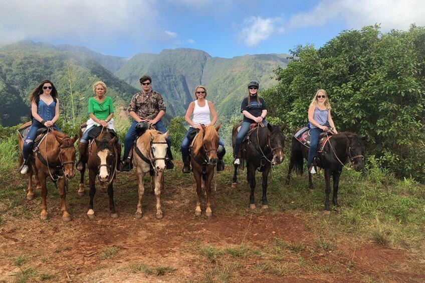 West Maui Mountain Waterfall and Ocean Tour via Horseback