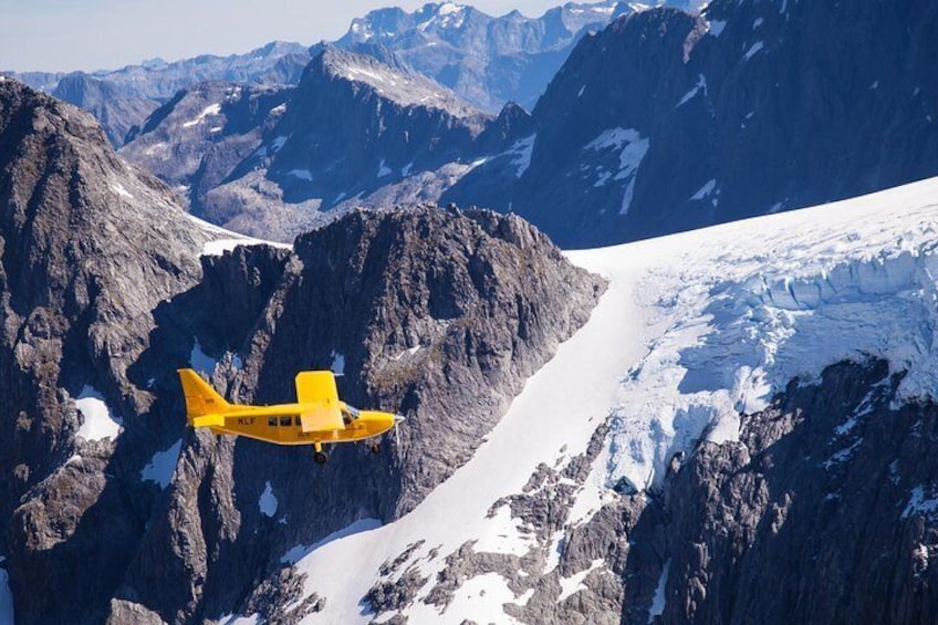 Glaciers Galore can be viewed en-route to Milford Sound from Wanaka