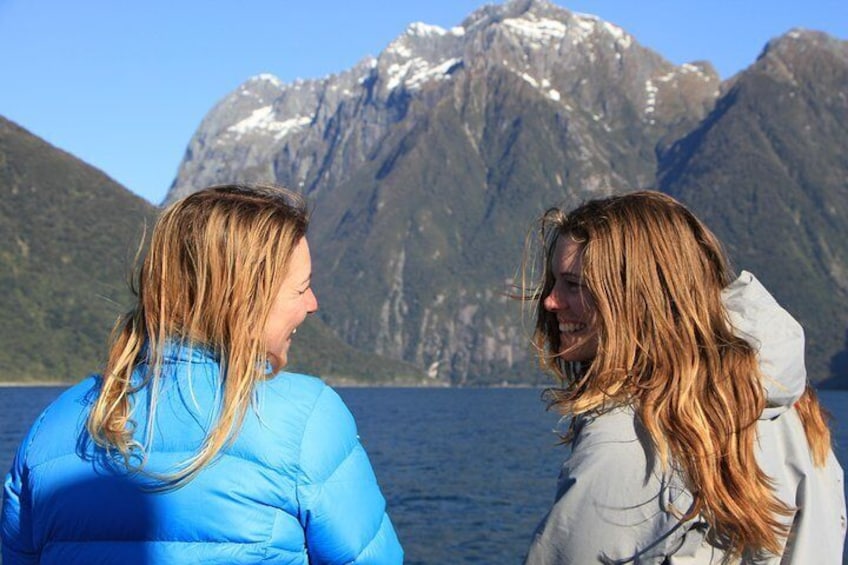 Enjoying the Scenic Cruise at Milford Sound