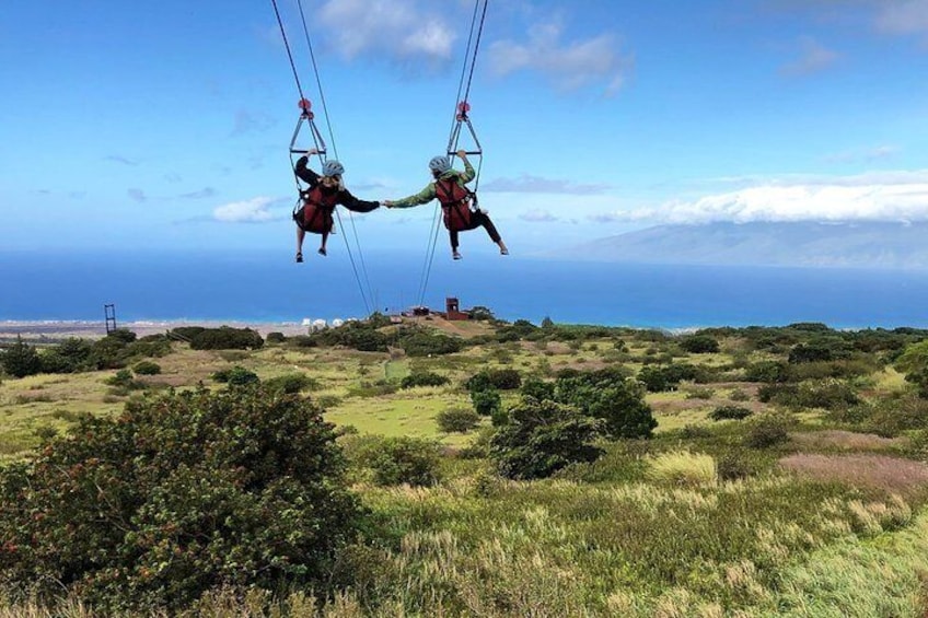 6 Dual-Zipline Mountain Adventure in Maui