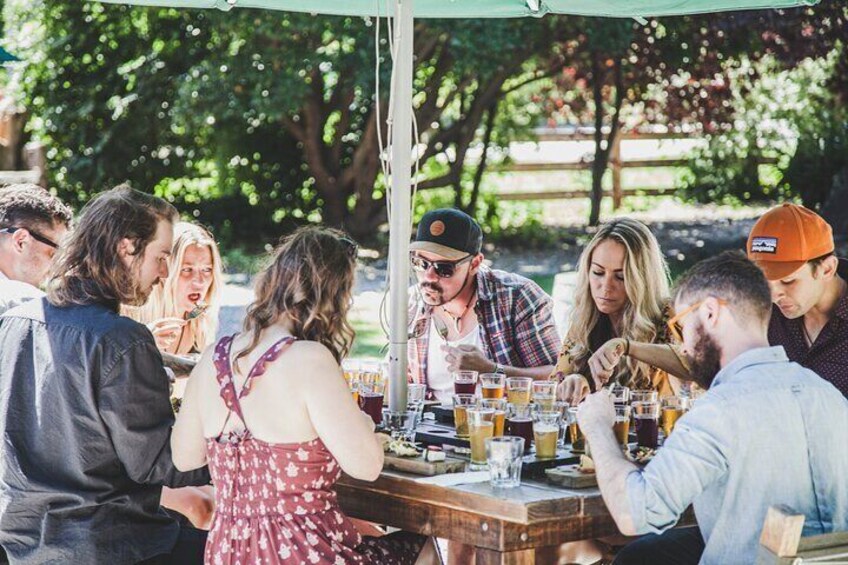 Learn about how to match your 4 different beers with your lunch