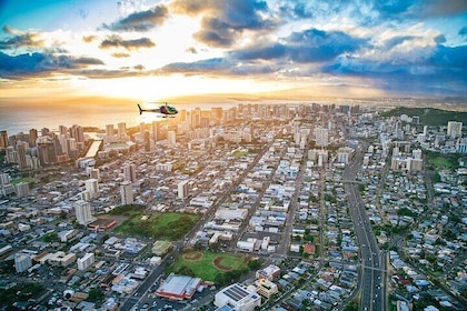 Waikiki Sunset - 50 min helikoptertur - døre slukket eller tændt