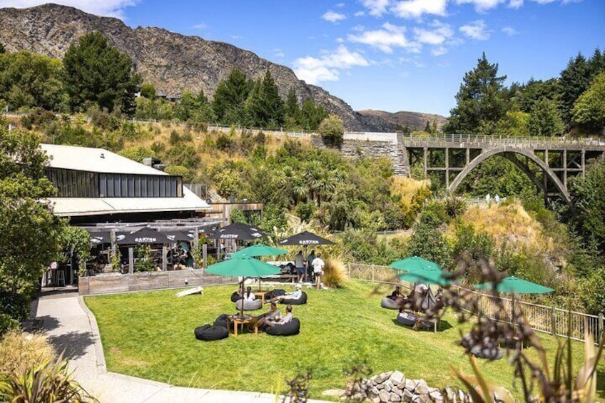 Canyon Brewing overlooking the iconic Shotover River