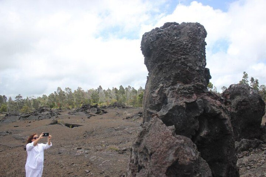 Find out why this lady is taking a photo, why is this so interesting?