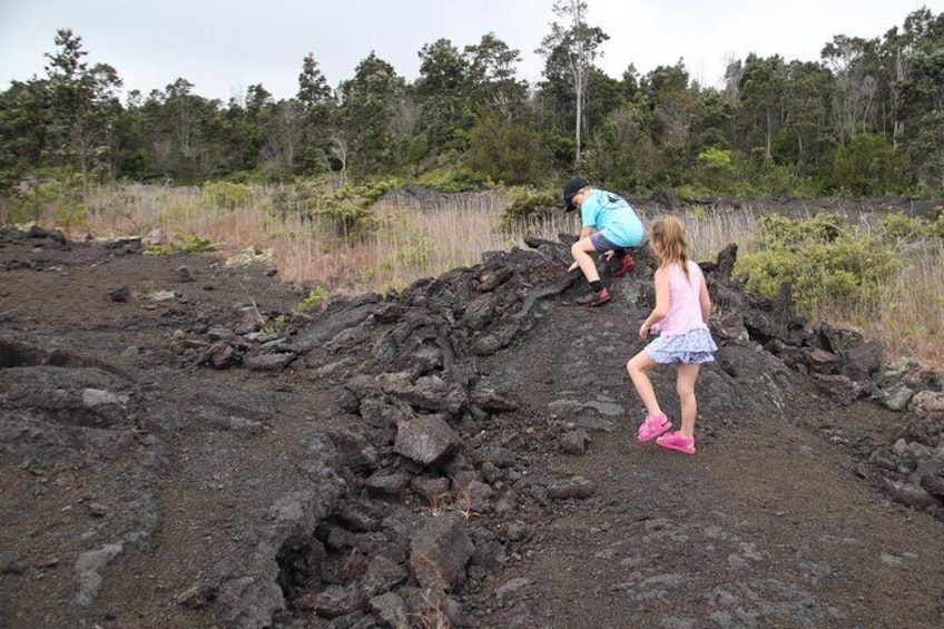 These little ones think the rocks are super interesting and couldn't get enough.