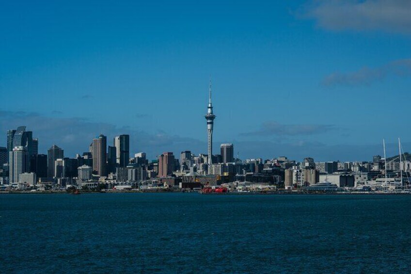 View back of City from the North Shore
