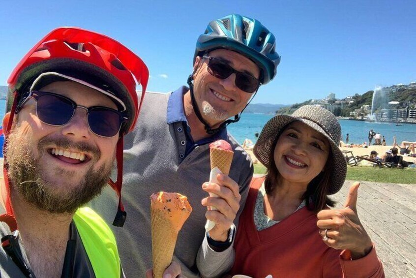 If it's a sunny day, the ice creams are on us!