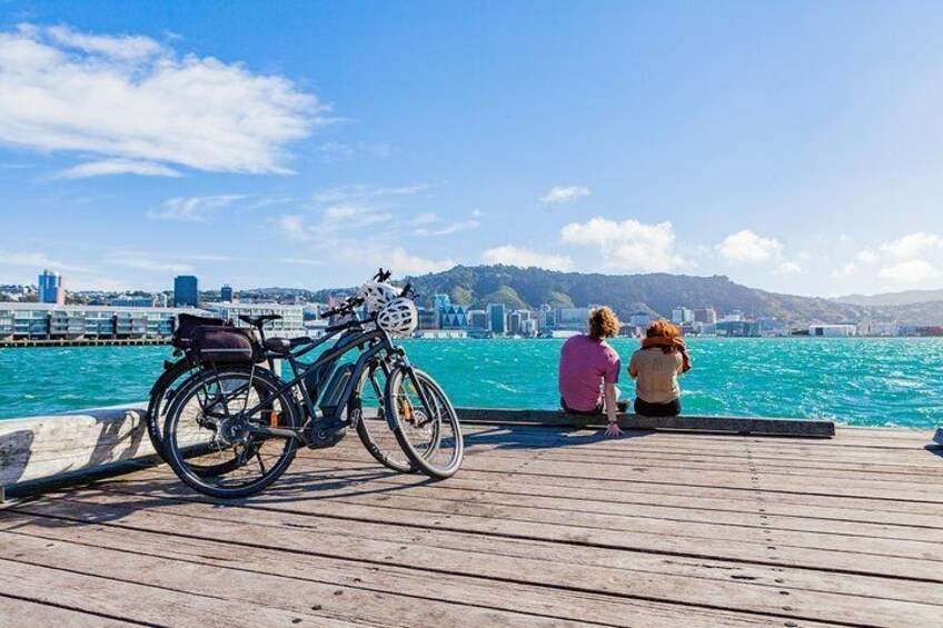 We'll pass Oriental Bay, the perfect spot for a photo