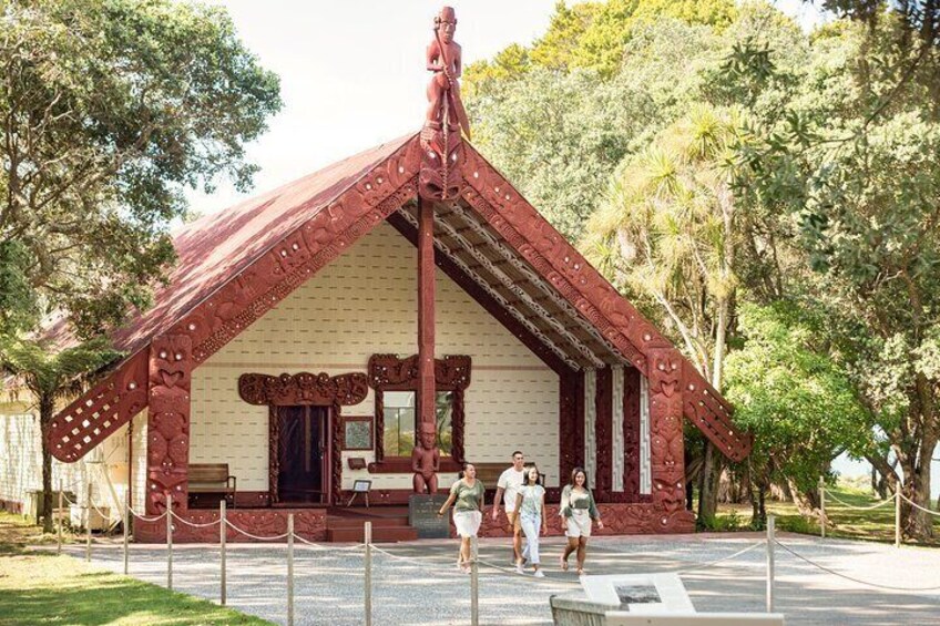 Te Whare Rūnanga (carved meeting house)