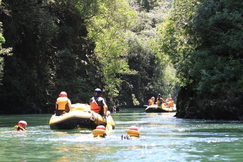 Stunning tree lined rock gorges