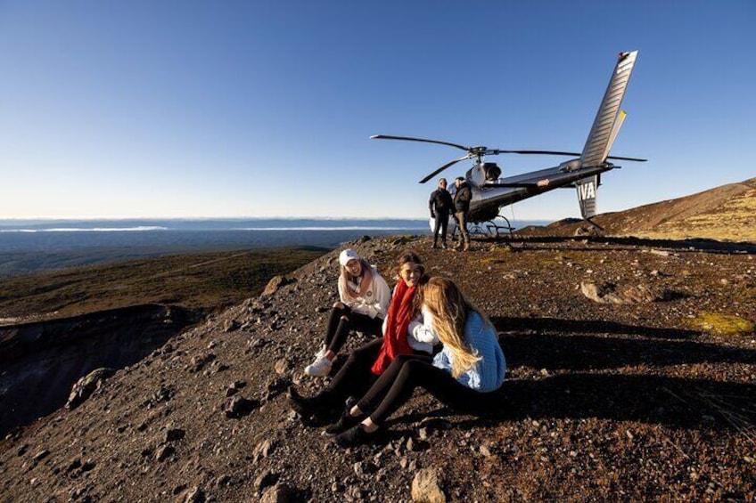 Mount Tarawera Volcanic Adventure by Helicopter