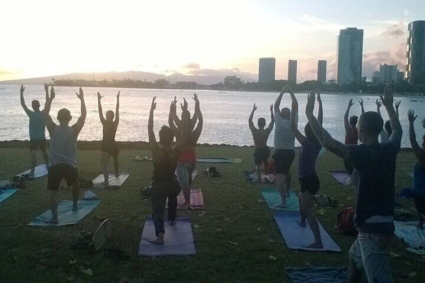 Sunset Yoga by Yoga Love Mana