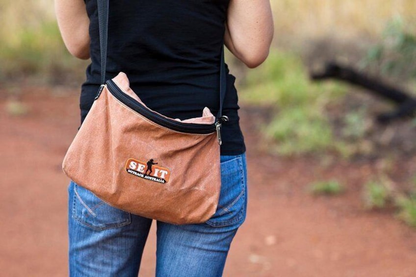 Breakfast comes in a satchel you can easily carry around.