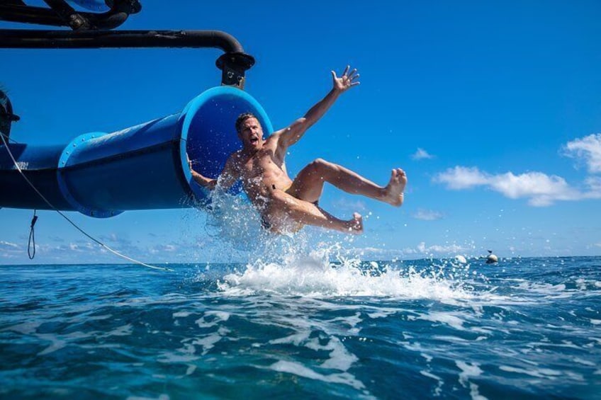 Sunlover Slide- the only waterslide on the reef