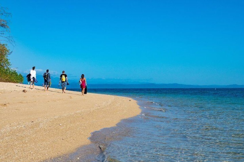 Walk along the beach and enjoy the view