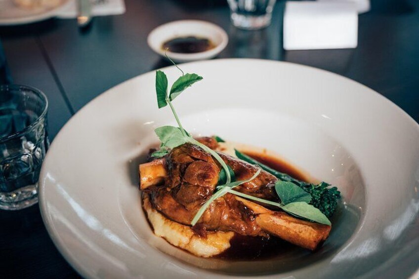 Lunch is served at the Yarra Valley's Balgownie Estate winery.