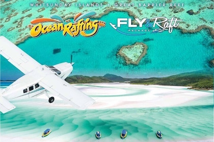 Great Barrier Reef Scenic Flight and Ocean Rafting Whitehaven Beach Day Tri...