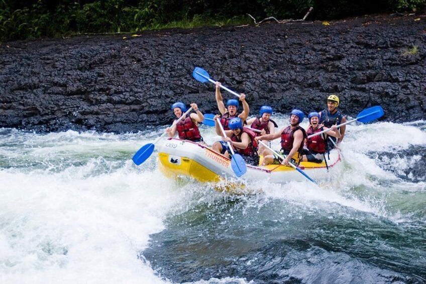 Riding the rapids