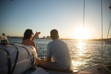 Gold Coast Sunset Cruise with sparkling wine & nibbles platter