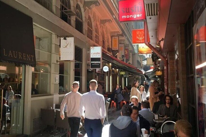 The atmosphere in these side streets is charming, and different every day
