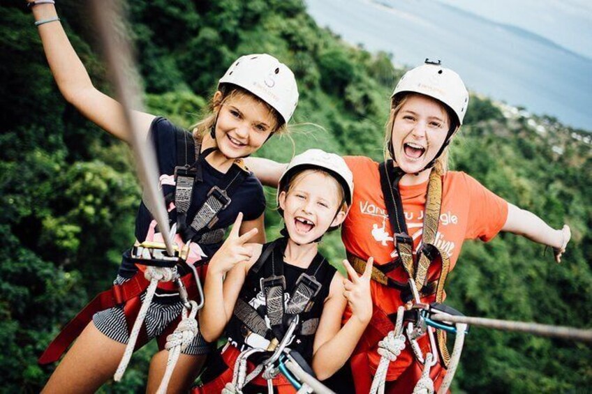 Show item 1 of 9. Vanuatu Jungle - The Big Zipline Trek Tour from Port Vila