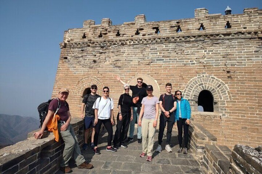 Group Great Wall hiking