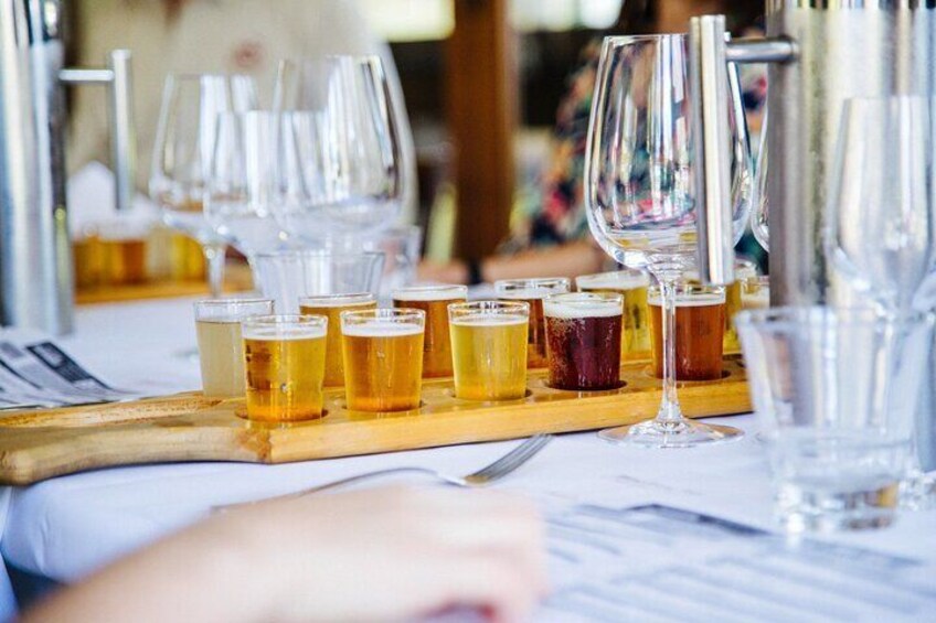 Beer tasting paddles