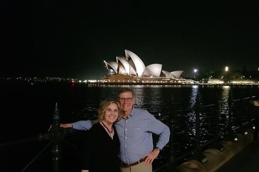 Sydney by Night - Luxury Private Tour - The Opera House at Night always brings a smile to our tour guests faces!!