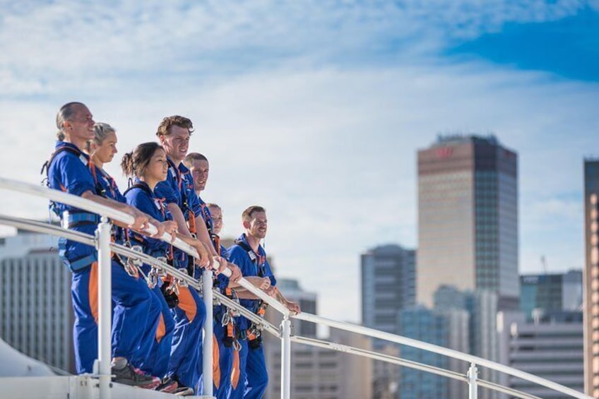 Views of the city from the top of Adelaide Oval