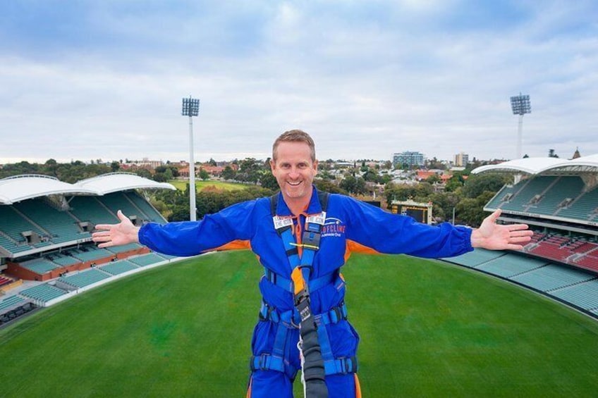 Get a photo leaning back over Adelaide Oval!