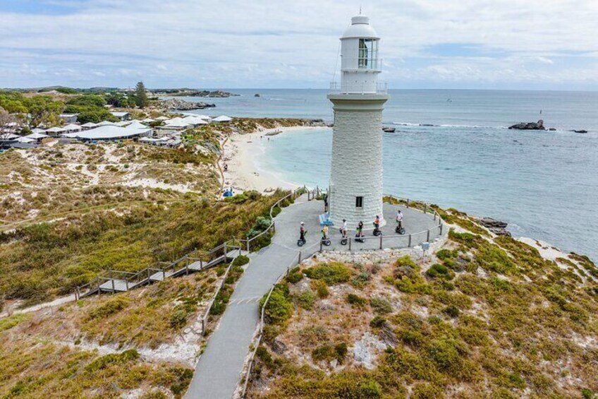 Up to the Lighthouse to see the beach vistas