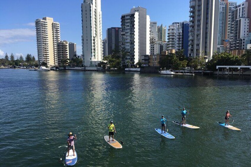 Paddle past the high rises