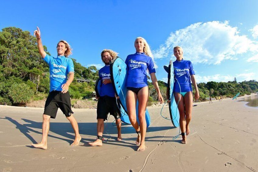 Private and Small-Group Surfing Lessons in Byron Bay