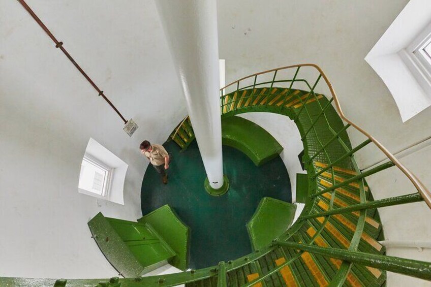Old spiraling staircase