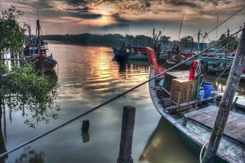 The Fishing Village by Kuala Selangor