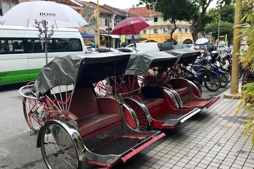 Penang Heritage Guided tour with trishaw ride