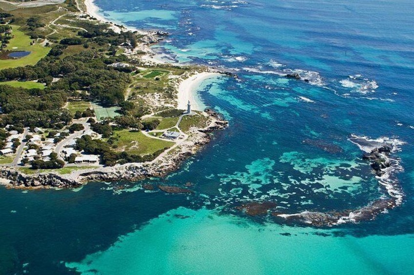 Flight over Rottnest