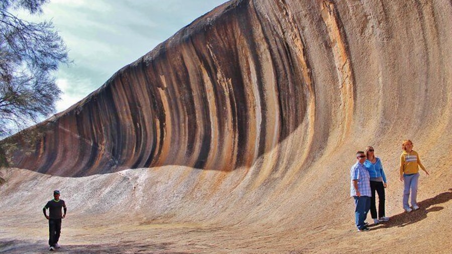 Fun at Wave Rock