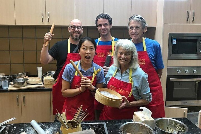 3-Hour Chinese Kitchen Cooking Class: Steamed Colorful Dumplings