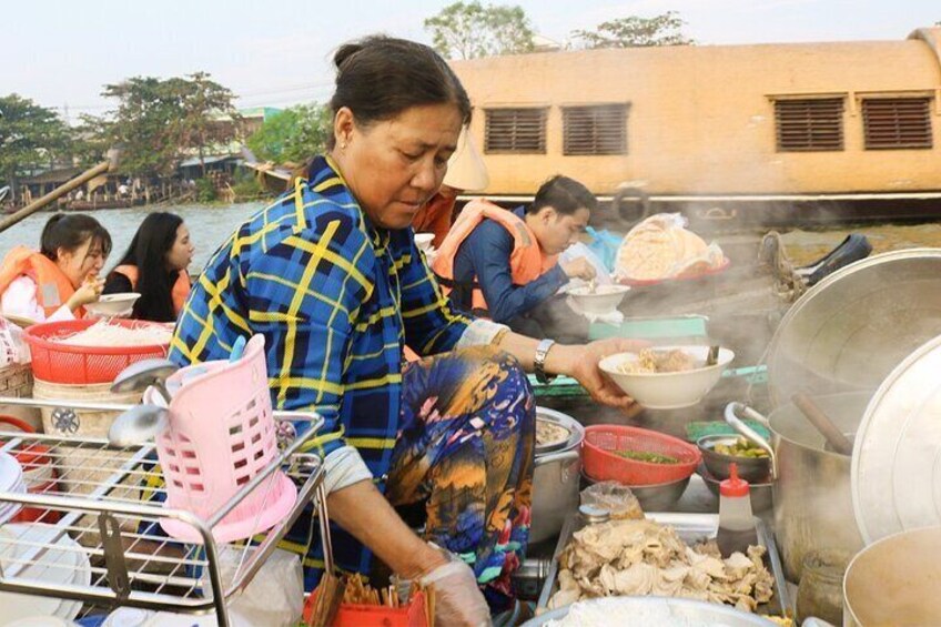 Mekong day tour Visit Cai Rang Floating Market pick up in Sai Gon