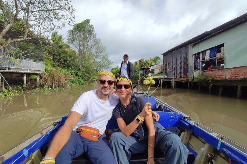 Boat trip to small canal 