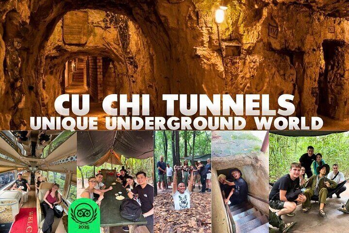 Adventure Cu Chi Tunnels: Vietnam War Underground Network AM/PM