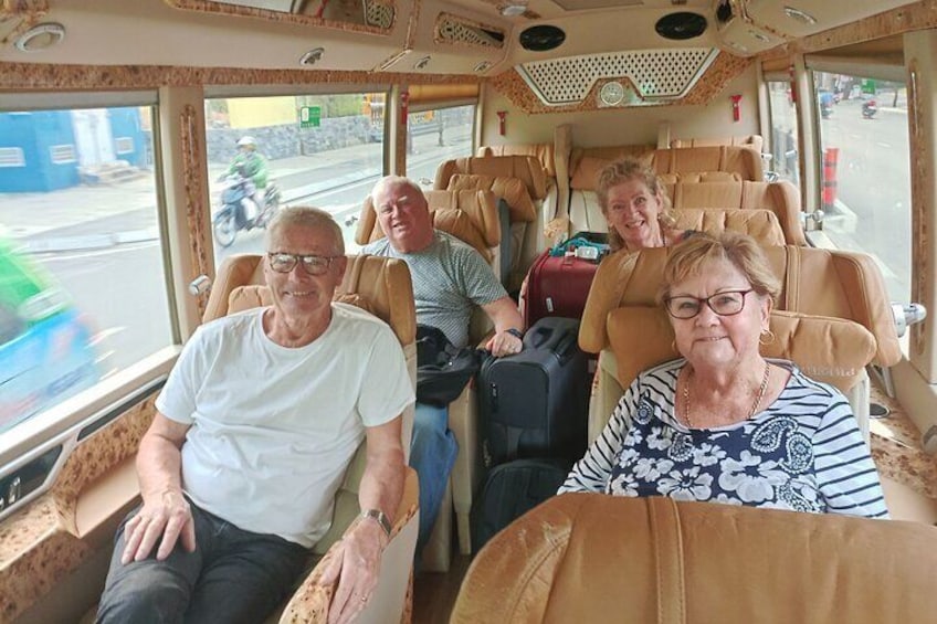 Single seats Limousine for VIP Cu Chi tunnels tours