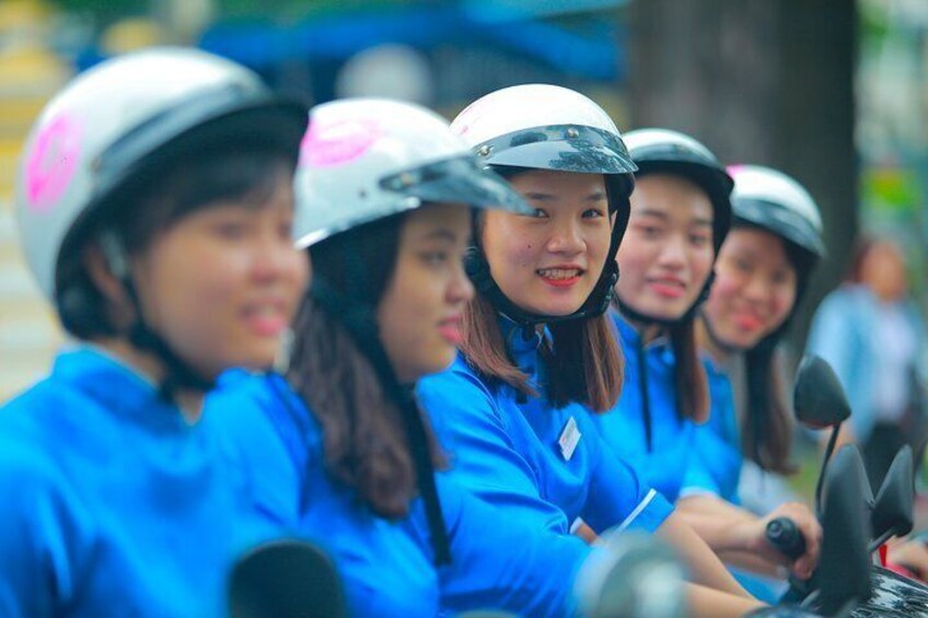 #GirlPower Rider of Saigon Kiss Tours