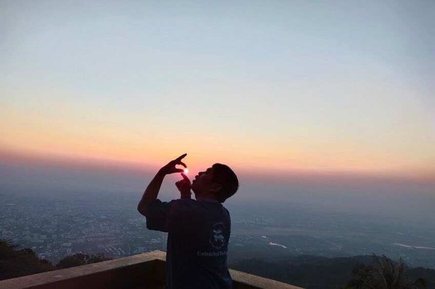 Wat Doi Suthep: Amazing Sunrise on Mountaintop & Stunning Chiangmai City Views