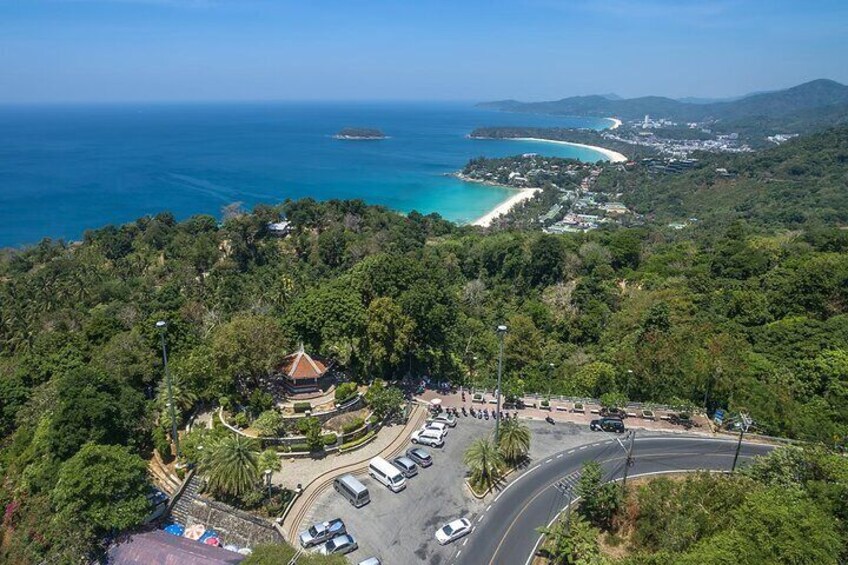 Great perspective over the city at the Karon viewpoint