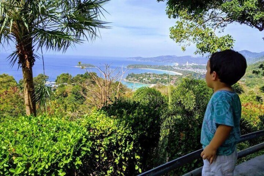 Great perspective over the city at the Karon viewpoint