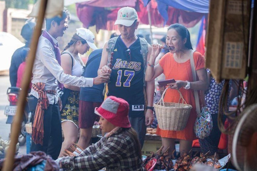 Market tour at local market