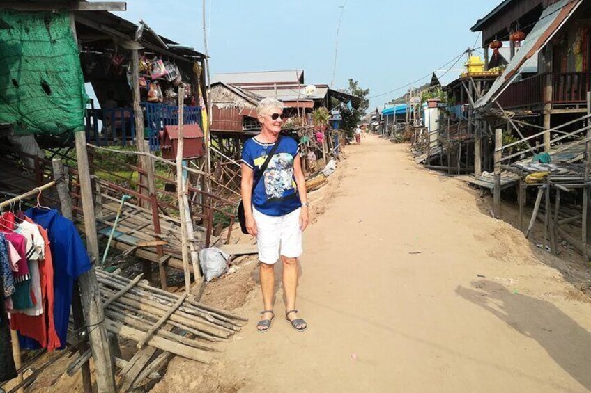 Stilted houses village